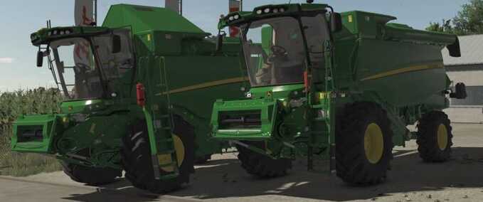 Claas John Deere W Series Farming Simulator mod