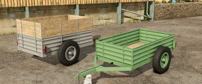 Animal Transport Two Wheel Trailer Farming Simulator mod