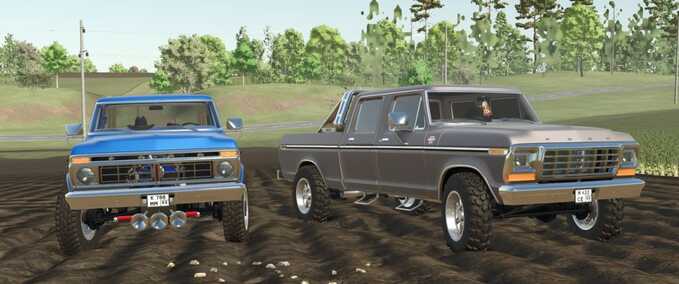 Cars Ford F-250 Ranger XLT (1973-1979) Farming Simulator mod