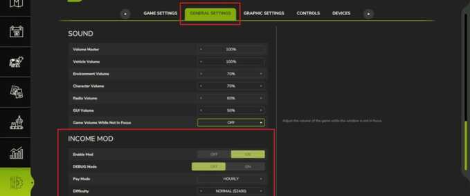 Addons Income Mod Farming Simulator mod