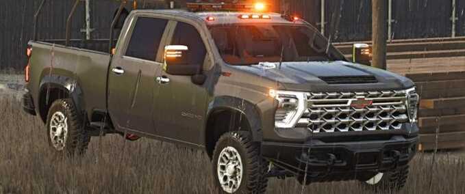 Cars 2024 Chevrolet Silverado AEV Farming Simulator mod