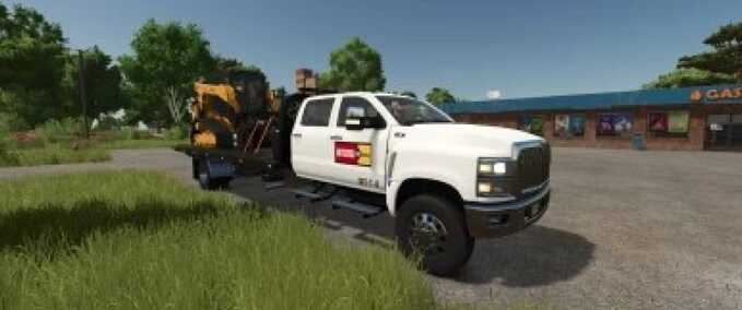 Trucks Battlefield Rental International CV Rollback Farming Simulator mod