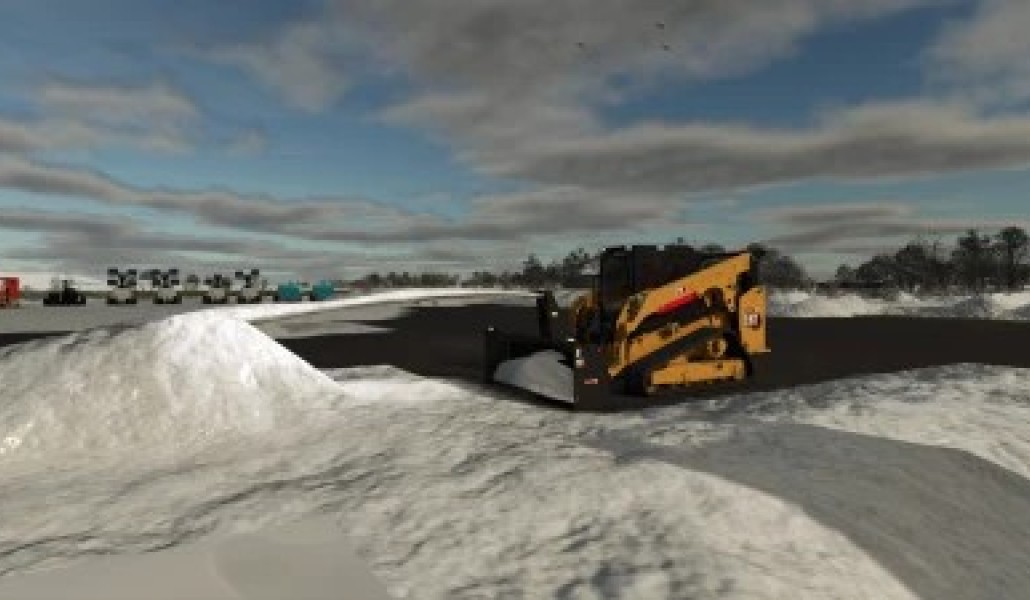 Cat 270 Kompaktlader mit Battlefield Rental Logo - Thumbnail 1