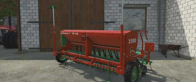 Saattechnik Unia Polonez 3/550 D Sämaschine Landwirtschafts Simulator mod