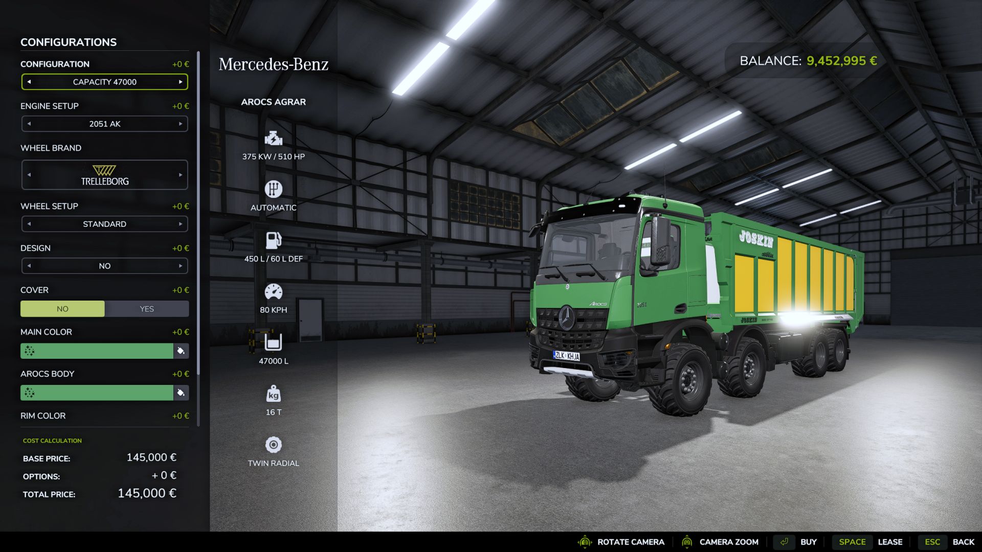 Mercedes Benz Arocs Agrar - Thumbnail 1