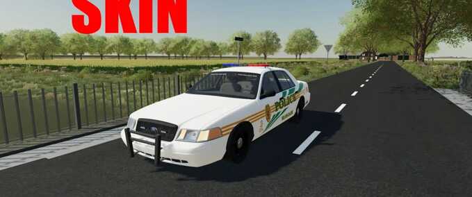 Cars Ford Crown Miami Dade PD Retro Skin Farming Simulator mod