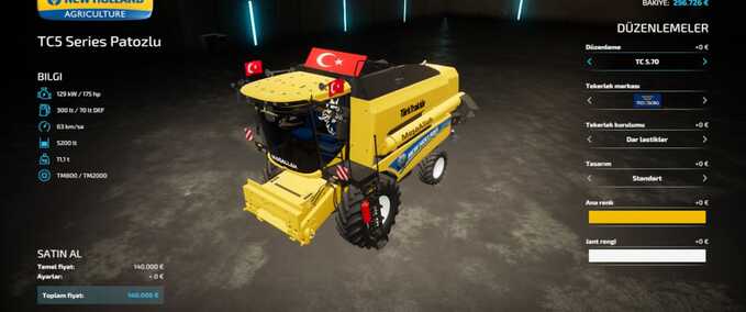 New Holland TC5.90 Mähdrescher Mod Image