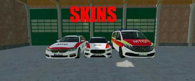 Gameplay MTD Medical Transport Service Skinpack Farming Simulator mod