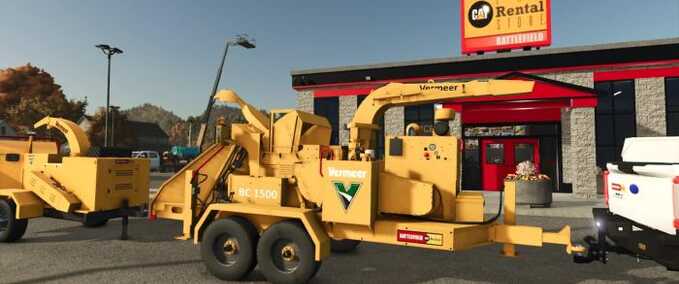 Forstwirtschaft Battlefield Rental Vermeer Häcksler Landwirtschafts Simulator mod