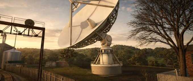 Maps & Gebäude Satellitenschüssel Landwirtschafts Simulator mod