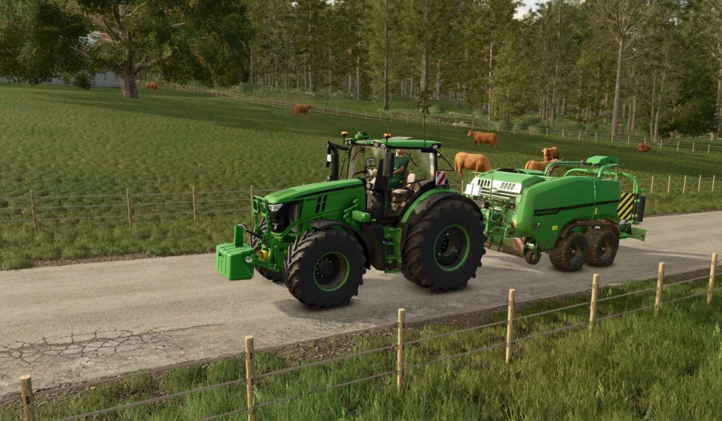 John Deere C441 Rundballenpresse - Thumbnail 1