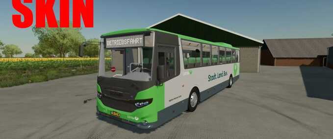 Vehicles Scania Interlink LT 2015 Üstra Hannover Bus Skin Farming Simulator mod