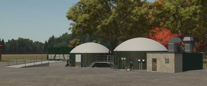 Factories Highly Efficient Biogas Plant with 99kW Output Farming Simulator mod