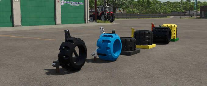 weights Adapted 3-Point Weights Farming Simulator mod