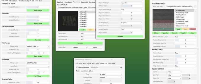 Prefab GE10 Script - Spline Toolkit Farming Simulator mod