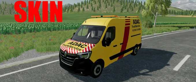 Other Vehicles Renault Sprinter ADAC Truck Service Skin Farming Simulator mod