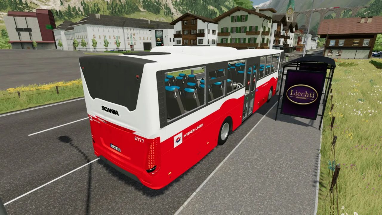 Wiener Linien Skin für Scania Interlink LD 2015 - Thumbnail 1
