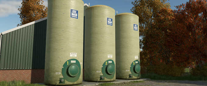 Dünger & Spritzen Yara Flüssigdüngertank Landwirtschafts Simulator mod