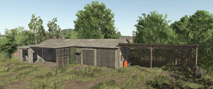 Schuppen Gebäude mit Schuppen Landwirtschafts Simulator mod