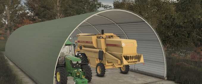 Gebäude Metallbogenhalle Landwirtschafts Simulator mod