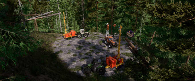 Forstwirtschaft Yarder Plus Paket Landwirtschafts Simulator mod