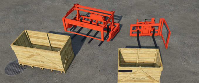 Other trailers Lizard TC Pack + Potato Palox Farming Simulator mod