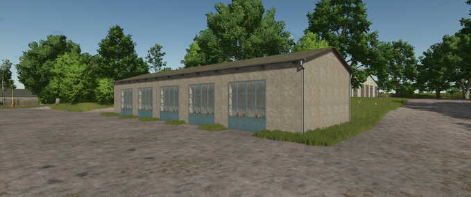 Schuppen Betongarage Landwirtschafts Simulator mod