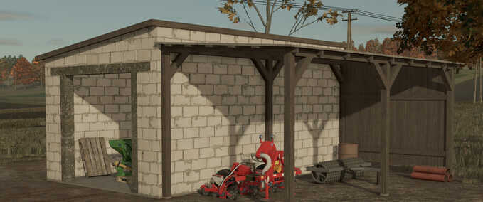Schuppen Garage Landwirtschafts Simulator mod