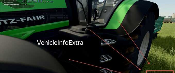 Scripts Vehicle Info Extra Farming Simulator mod