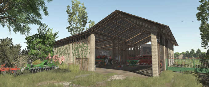 Schuppen Großer Unterstand Landwirtschafts Simulator mod