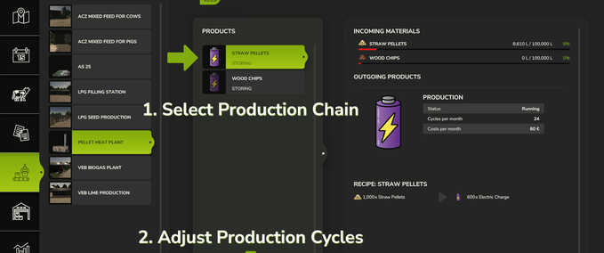 Scripte Produktionspunkte Anpassen Landwirtschafts Simulator mod