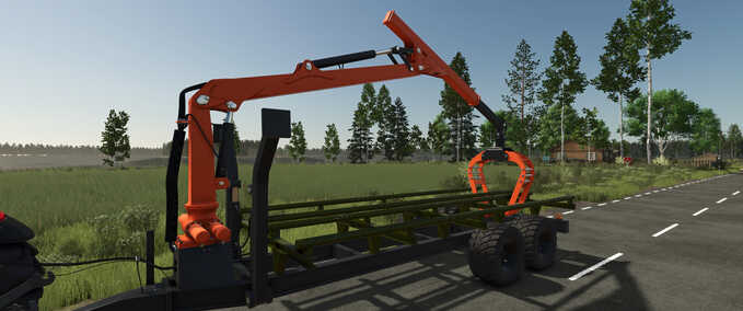 Ballenkran-Anhänger Mod Image