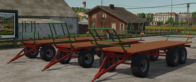 Selbstgemachter Ballenanhänger Mod Image