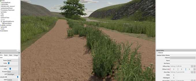 Texturen Straßen- und Feldwegtexturen für Kartenerstellung Landwirtschafts Simulator mod