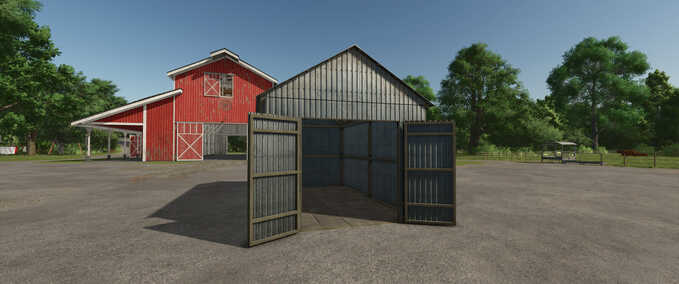 Schuppen Blechgarage Landwirtschafts Simulator mod