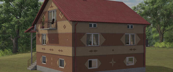 Gebäude Buntes Haus Landwirtschafts Simulator mod