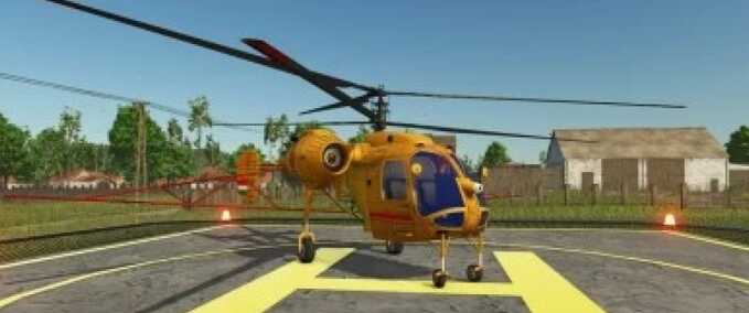 Sprayers Helicopter KA26 Fertilizer Sprayer Farming Simulator mod