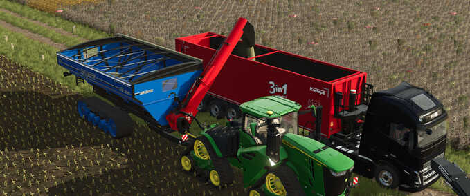 Überladewagen Elmer's Haulmaster Überladewagen Landwirtschafts Simulator mod