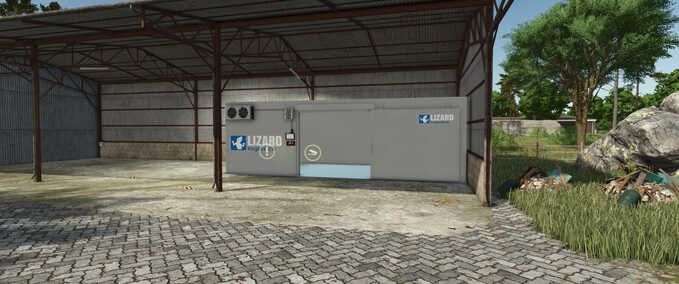 Gebäude Kühlkammer mit automatischer Palettenlagerung Landwirtschafts Simulator mod