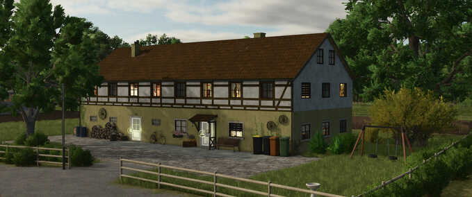 Gebäude mit Funktion Altes Thüringer Bauernhaus Landwirtschafts Simulator mod