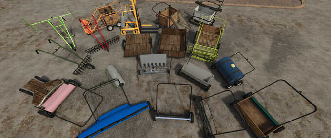 Other Implements Hand Pushable Tool Pack Farming Simulator mod
