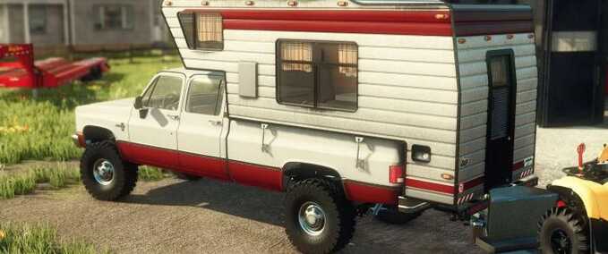 Sonstige Fahrzeuge Klassischer Bettcamper Landwirtschafts Simulator mod