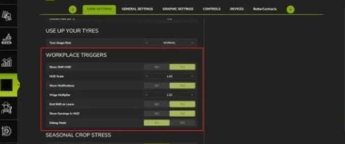 Scripts Workplace Triggers Farming Simulator mod
