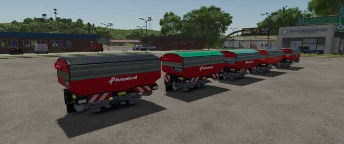 Sprayers & Fertilizer Kverneland TLX Geospread Fertilizer Spreader Farming Simulator mod