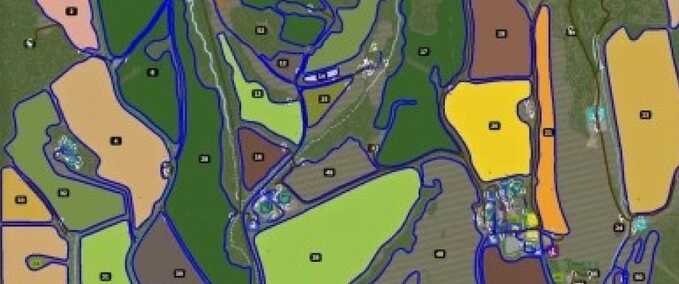 courseplay courses AutoDrive Routes for Valachy Map Farming Simulator mod