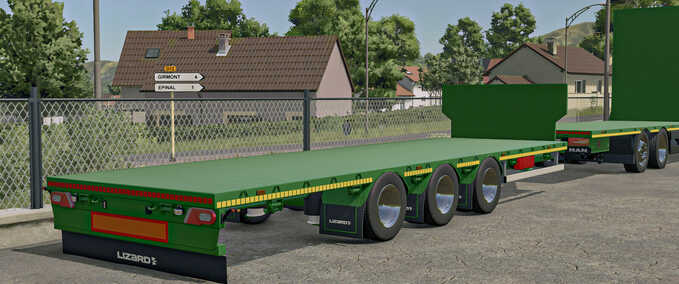 Lizard Strohtransportanhänger Mod Image