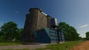 Großes Betonkorn-Silo