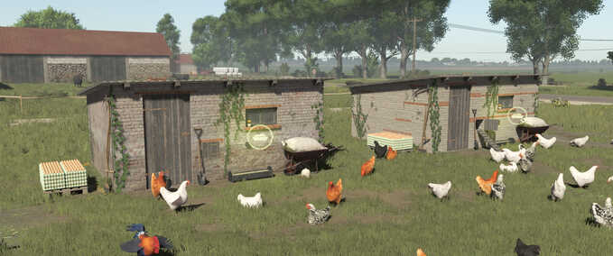 Tierställe Polnische Hühnerställe Landwirtschafts Simulator mod
