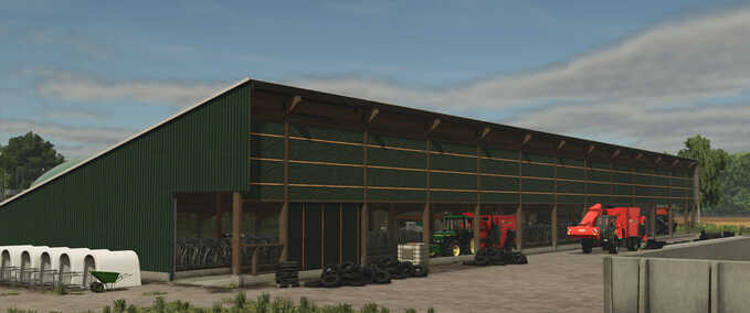 Animal Pens Long Cowshed Farming Simulator mod