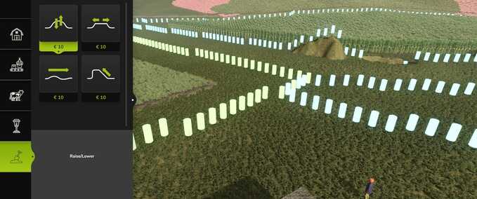 Gameplay Farmland Border Display Farming Simulator mod